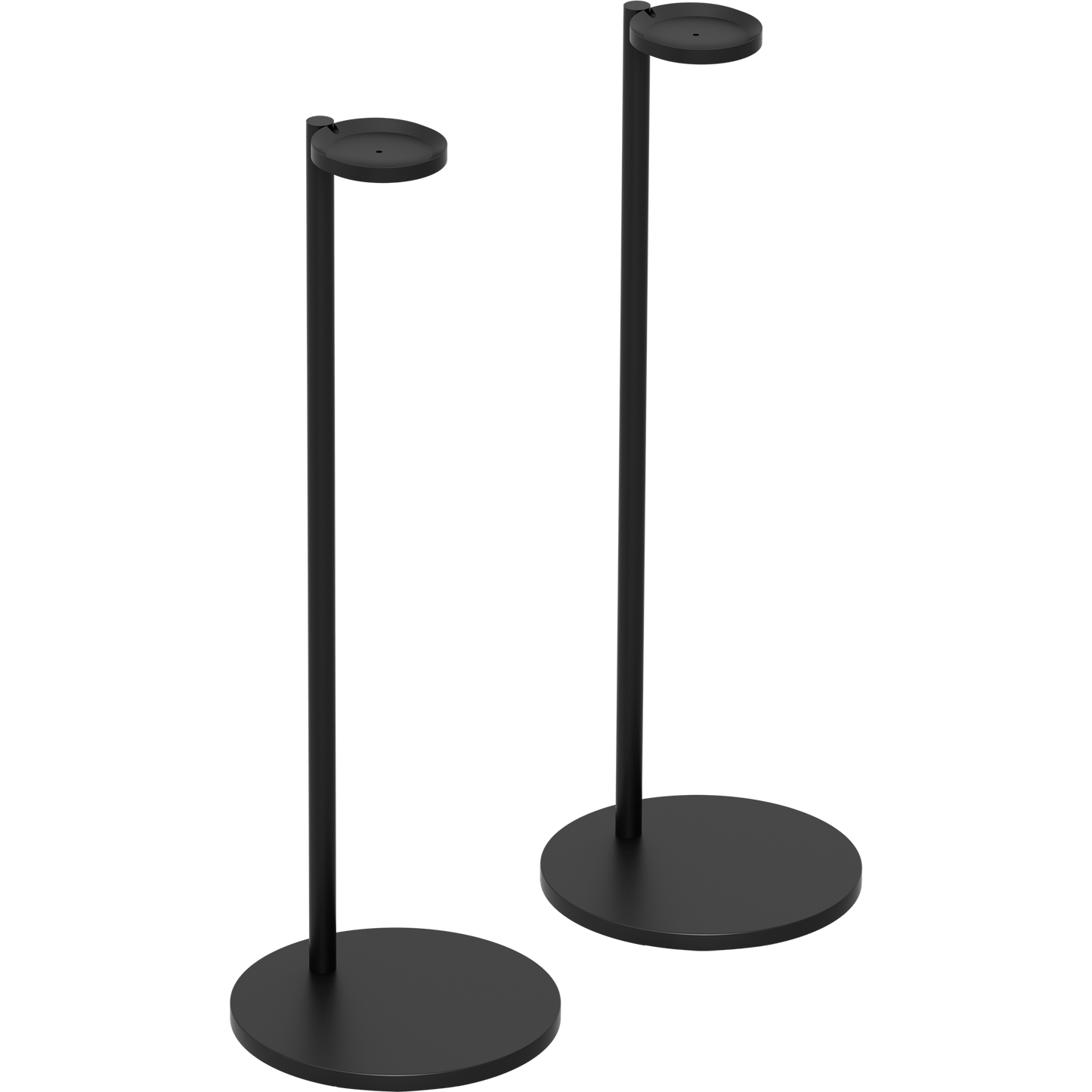 Two Sonos Era 100 stands in black