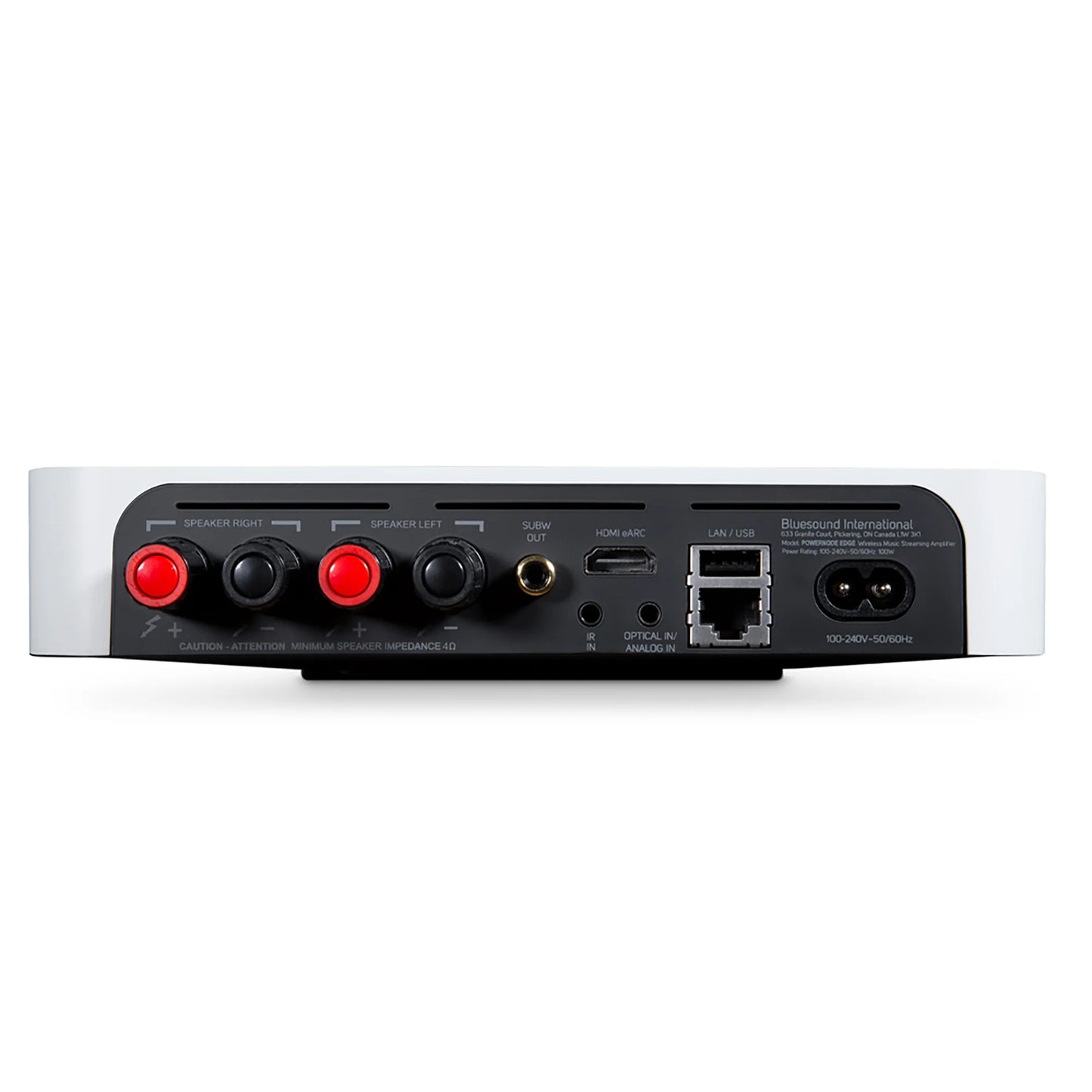 Bluesound Powernode Edge White rear