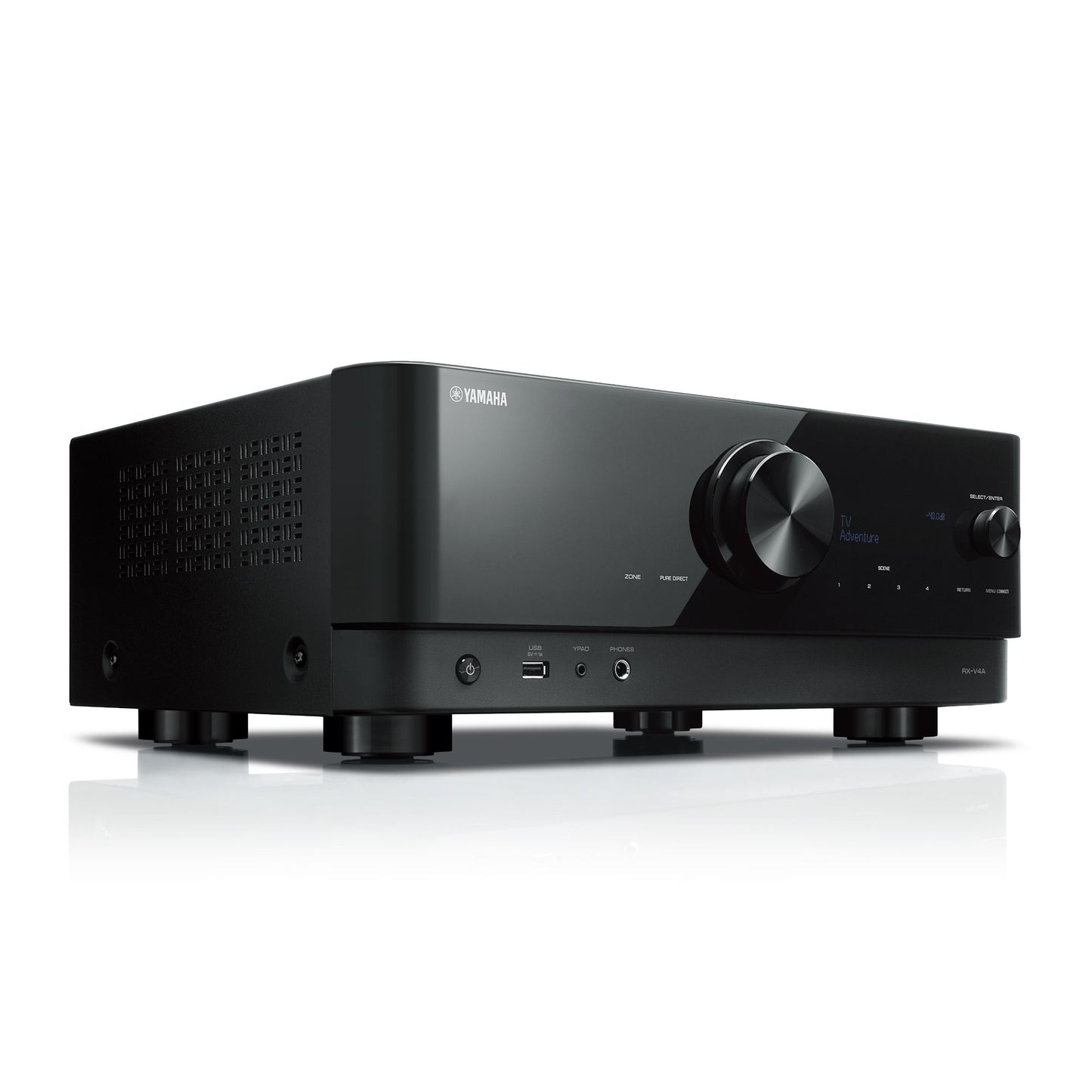 Yamaha RX-V4A 5.2-Channel 8K AV Receiver – Black