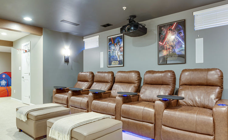 RowOne home theatre seating installation