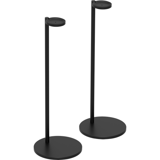 Two Sonos Era 100 stands in black