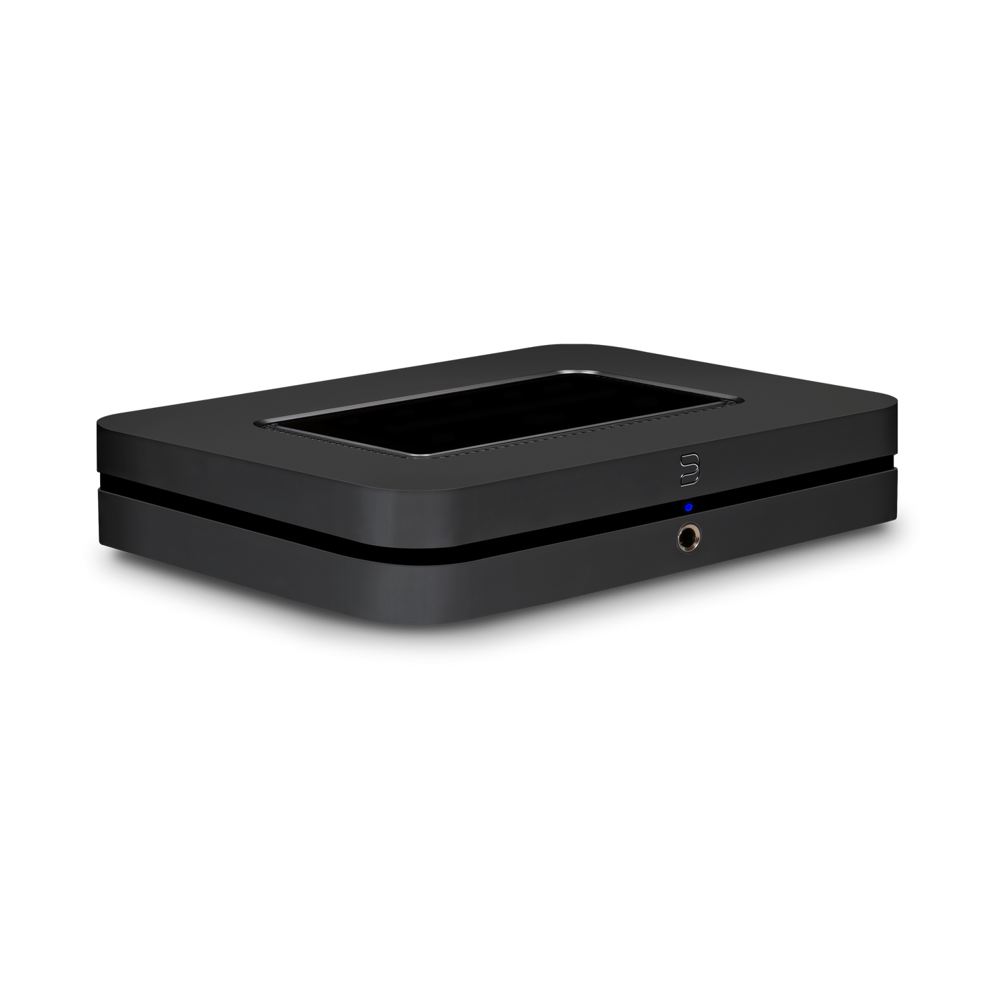 Bluesound Node N132 Black angled