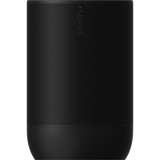 Sonos Move 2 in Black, straight-on front view
