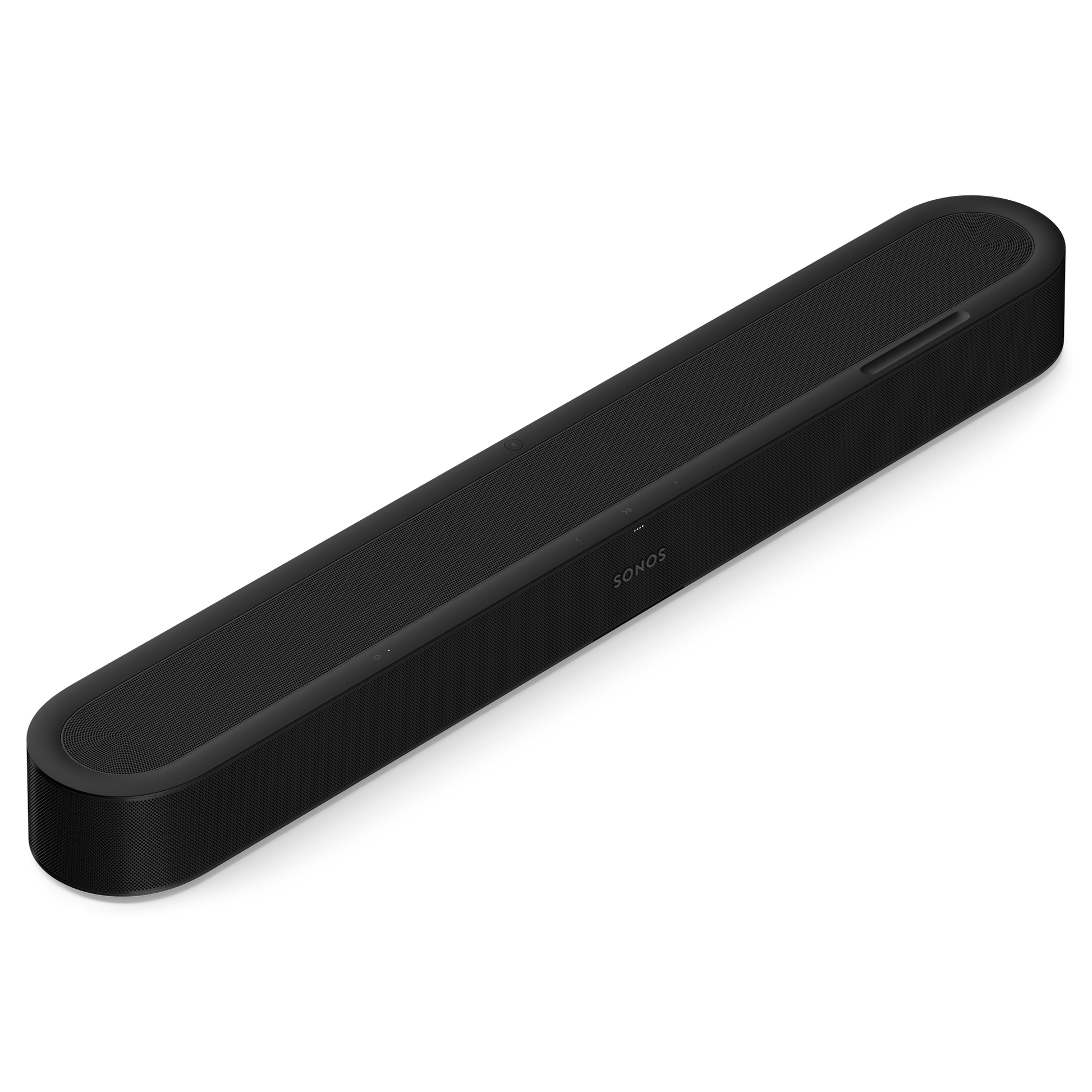 Sonos Beam Ultra soundbar in black, three-quarter front view
