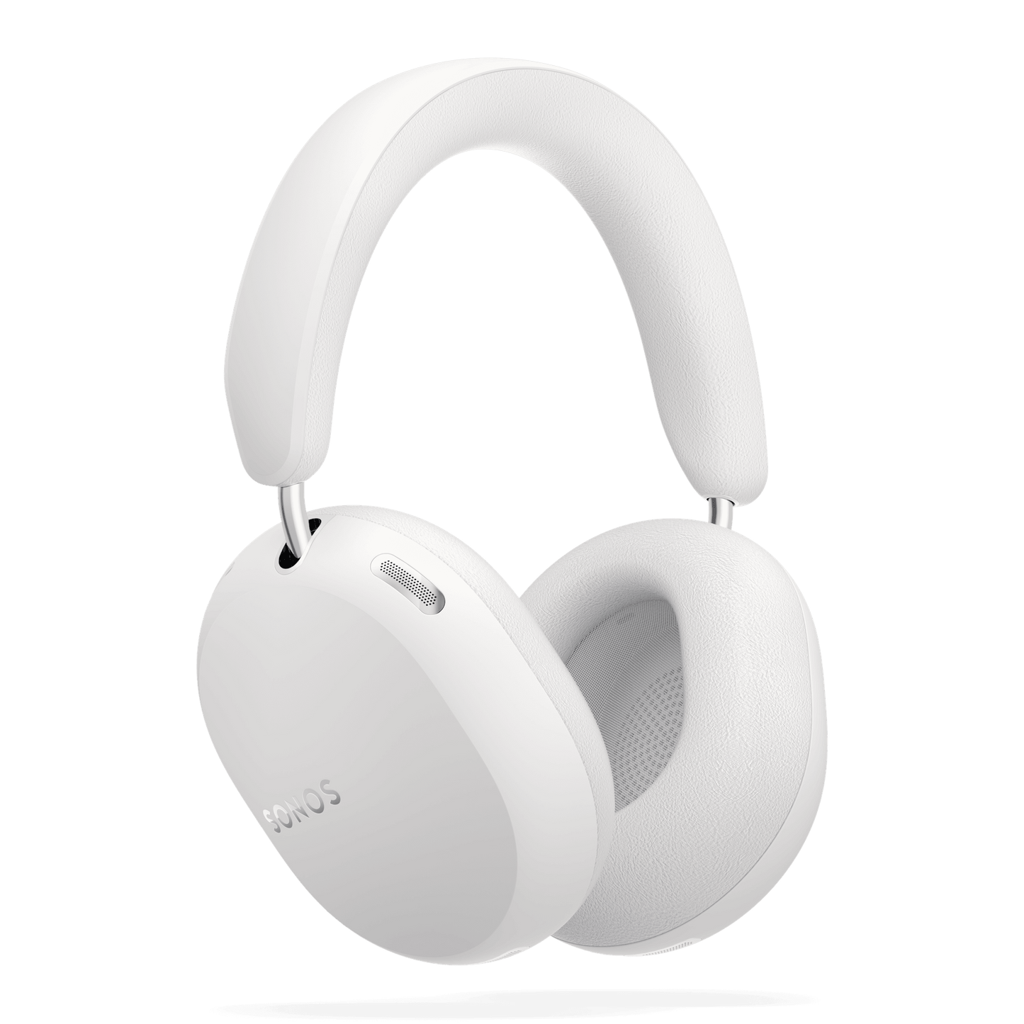 Sonos Ace Ultra in white, three-quarter front view