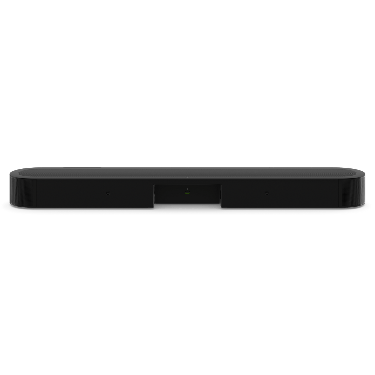 Sonos Beam Ultra in black, rear view showing connections