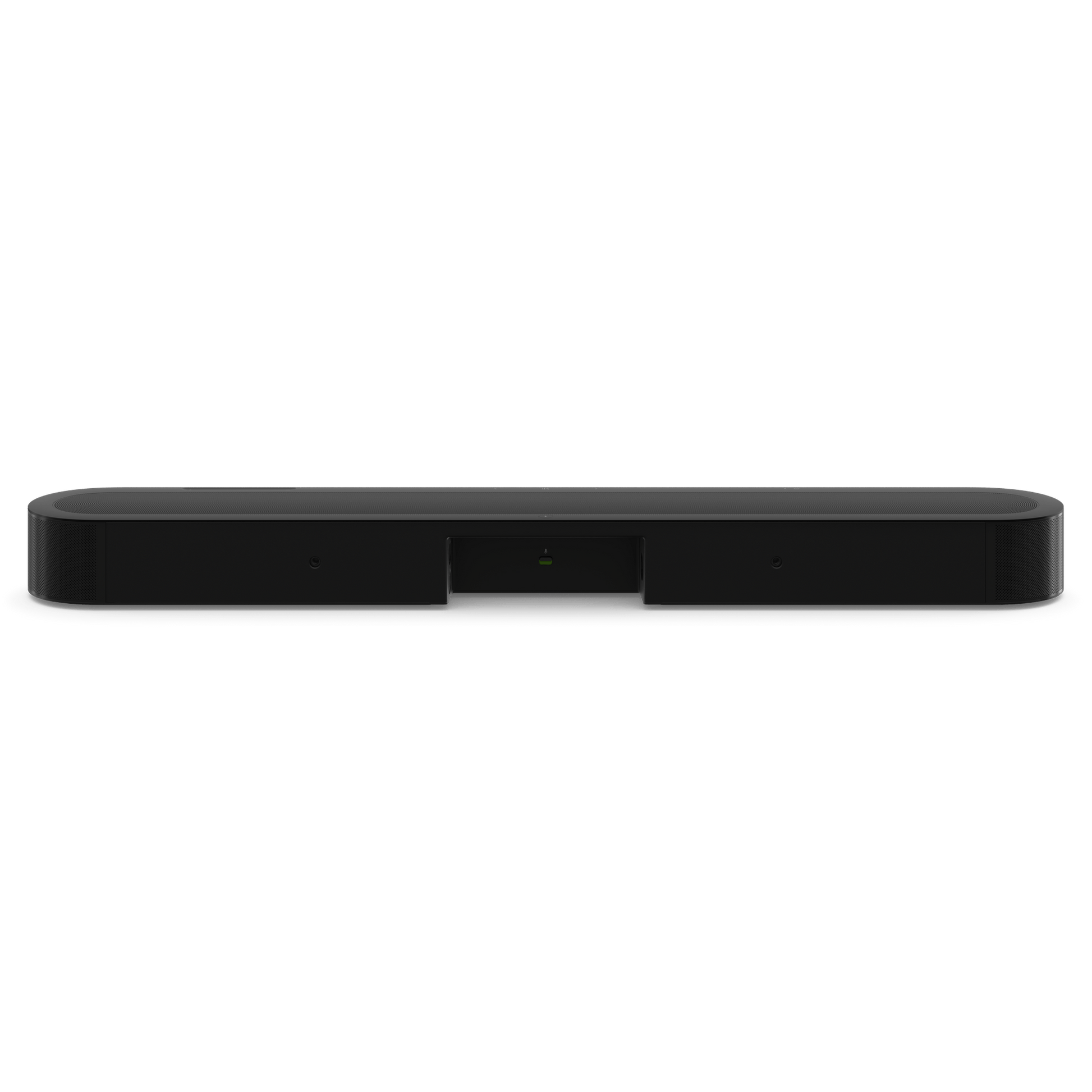 Sonos Beam Ultra in black, rear view showing connections