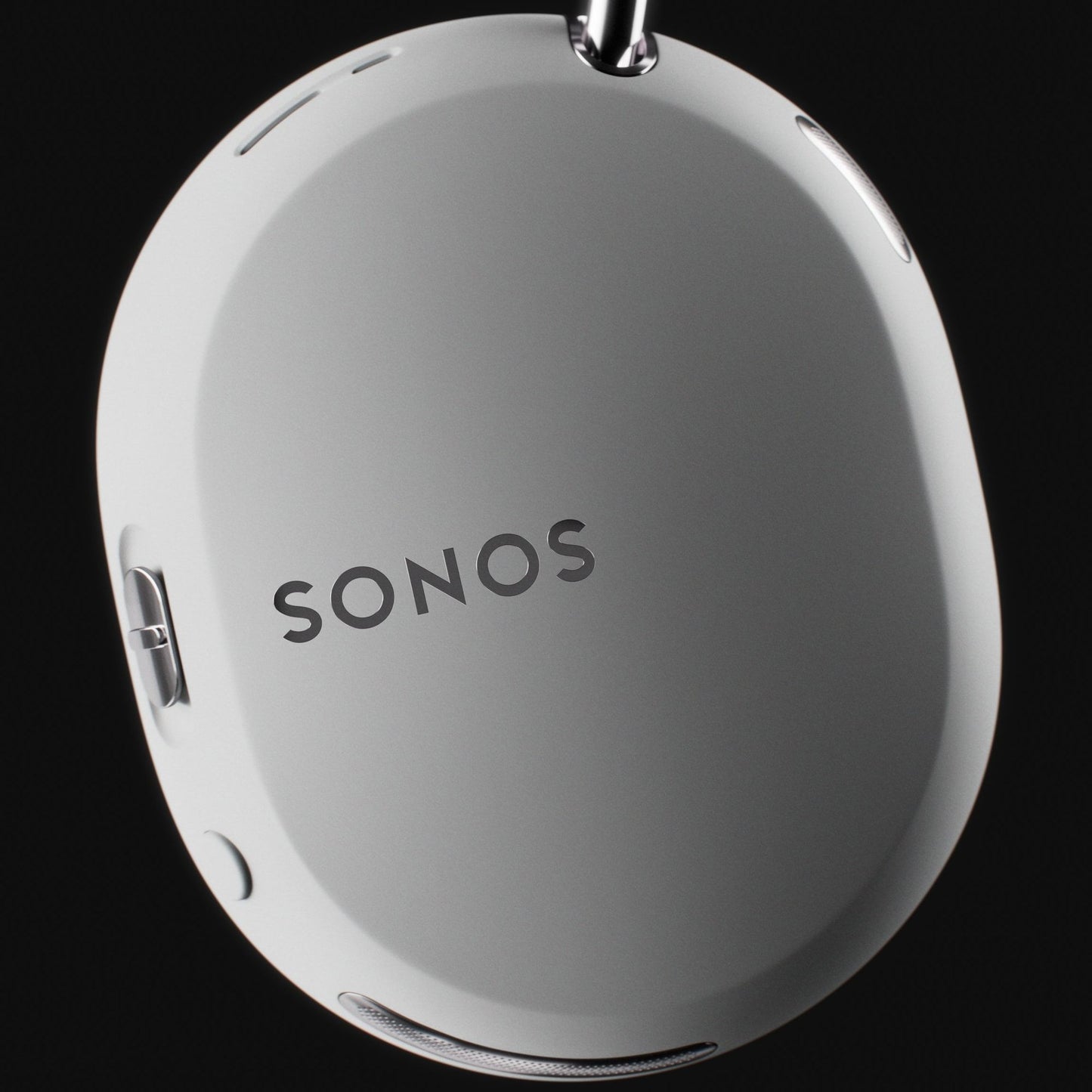 Sonos Ace Ultra in white, side detail view