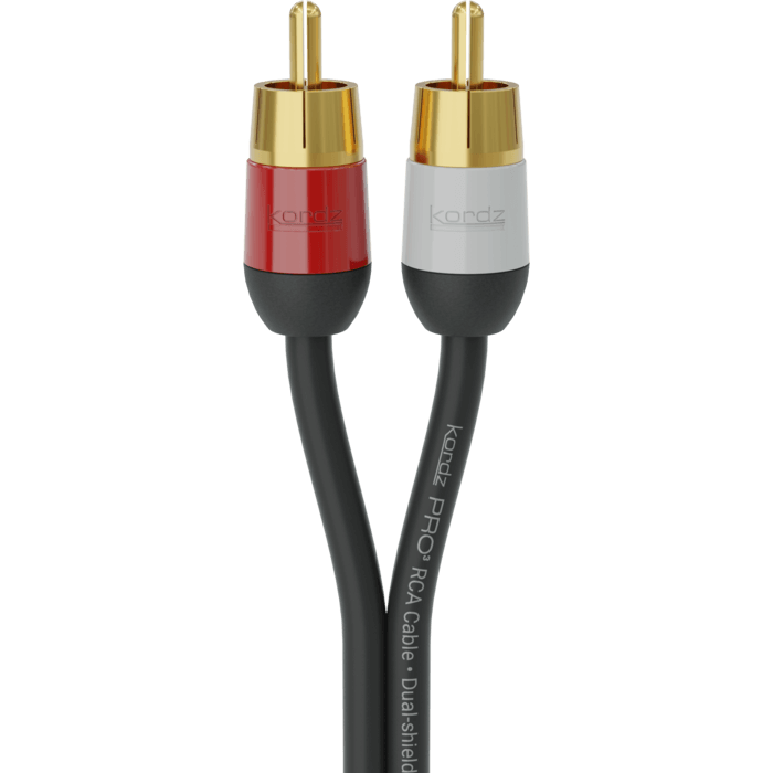 Kordz PRO³ Series Twin RCA Cable