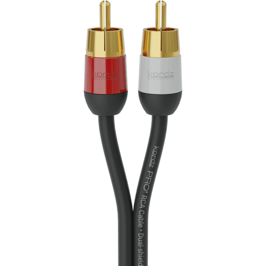 Kordz PRO³ Series Twin RCA Cable