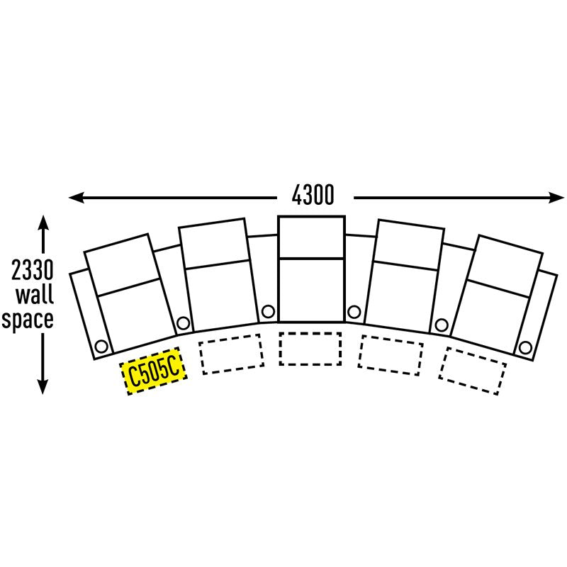 RowOne - Carmel - 5 Seater