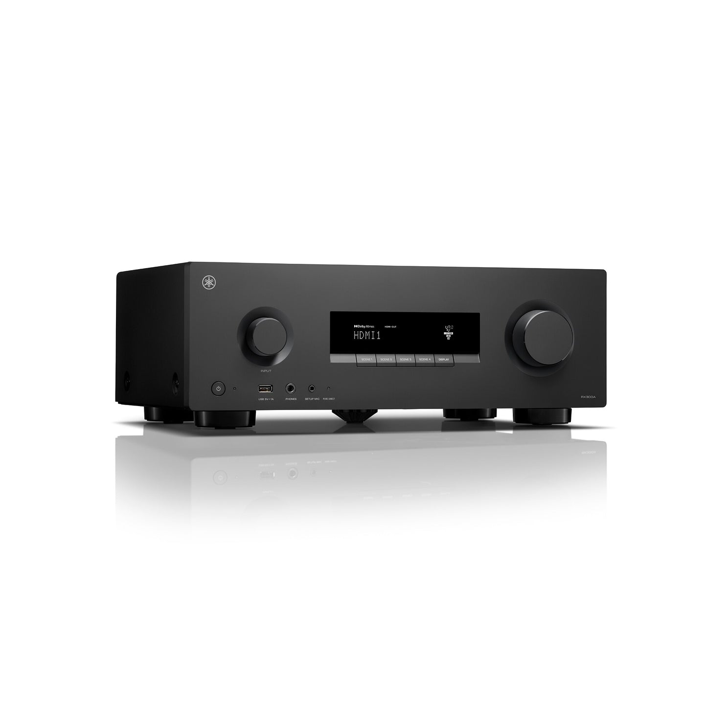 Yamaha RX300A AV receiver, front angle