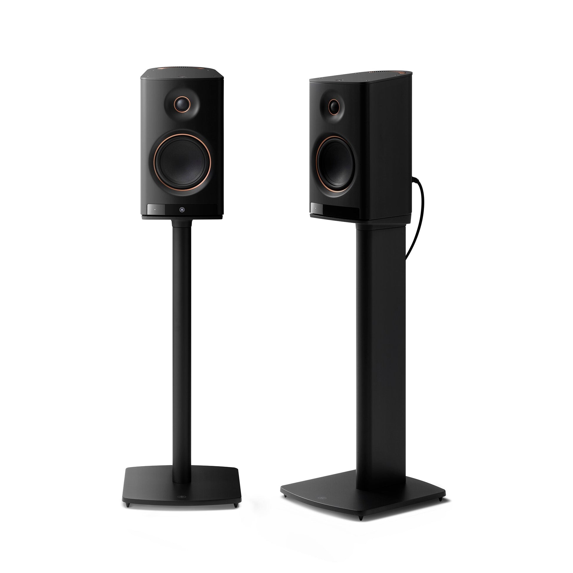 Yamaha NX-70A on SPS-70A stands in black