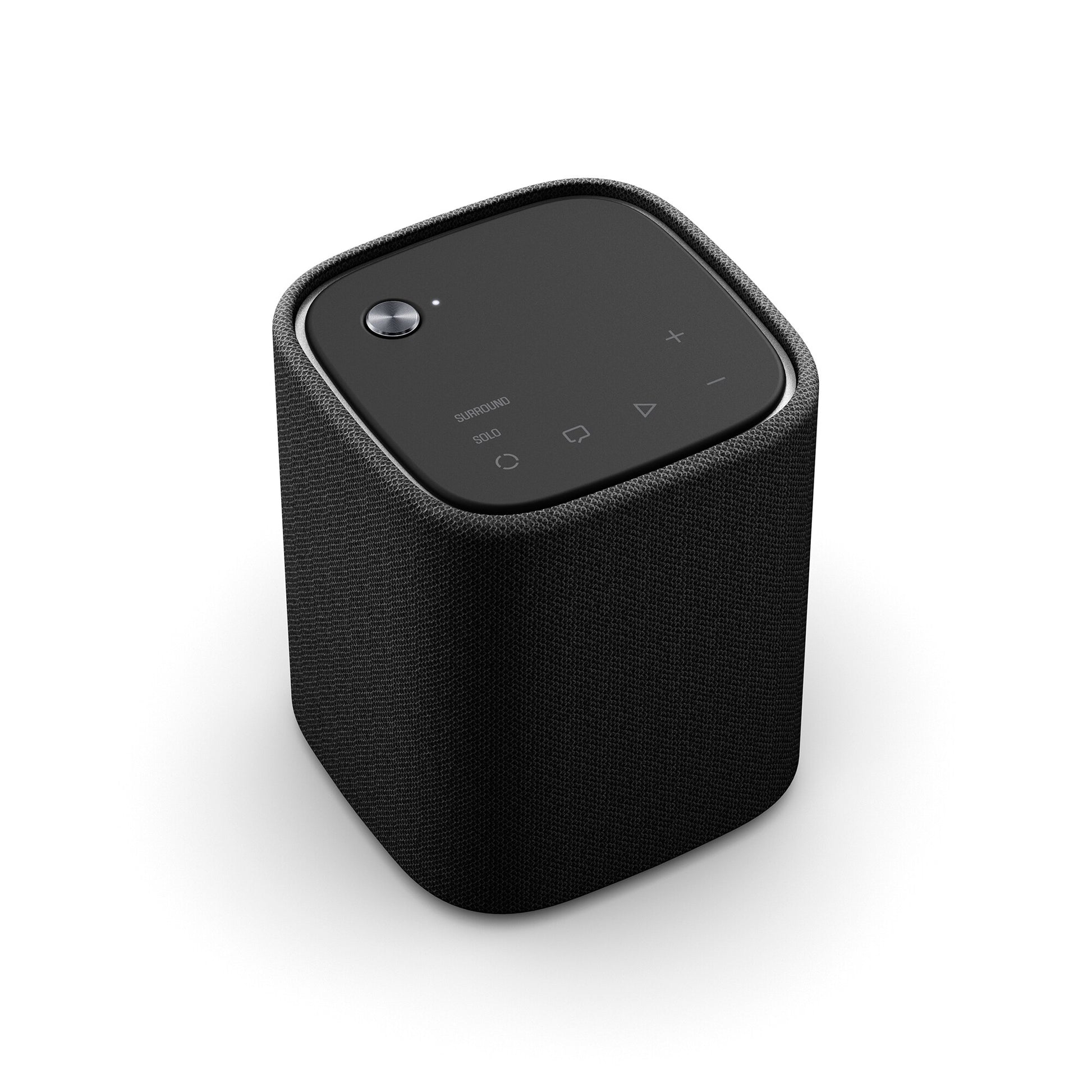 Yamaha WS-X1A True X speaker in black, angled
