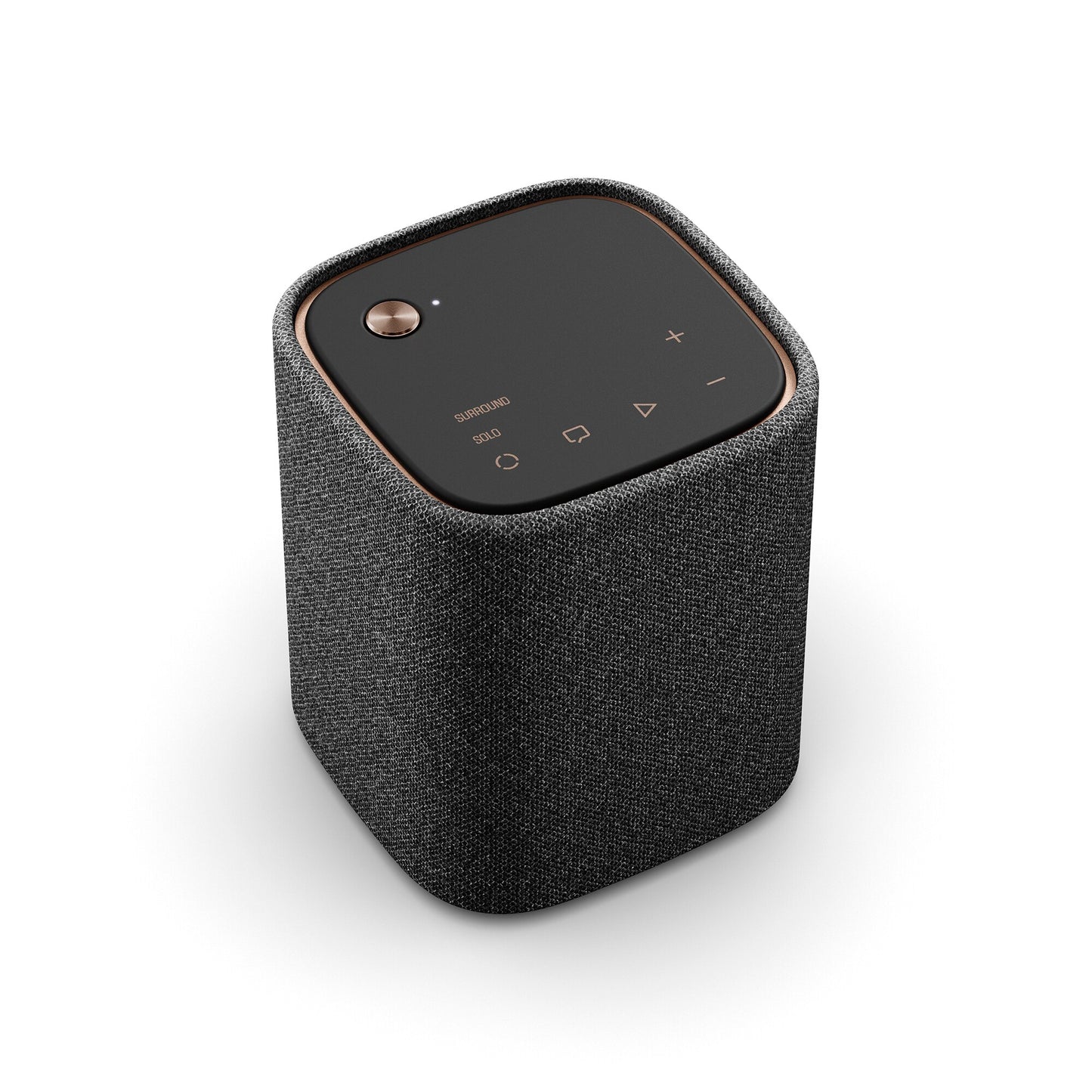 Yamaha WS-X1A True X speaker in carbon gray, angled