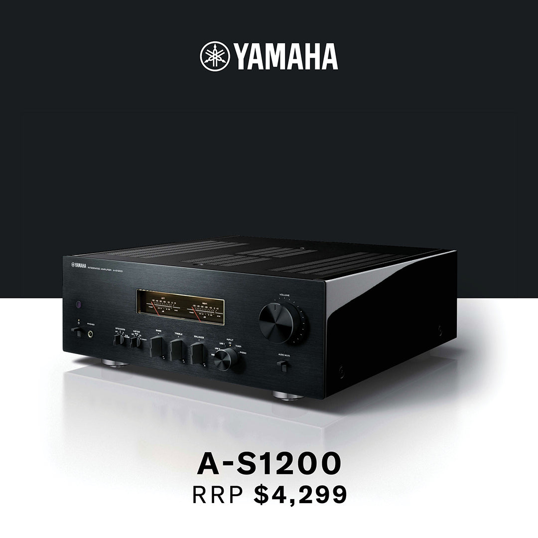 Yamaha A-S1200 Integrated Amplifier Black - RRP $4,299
