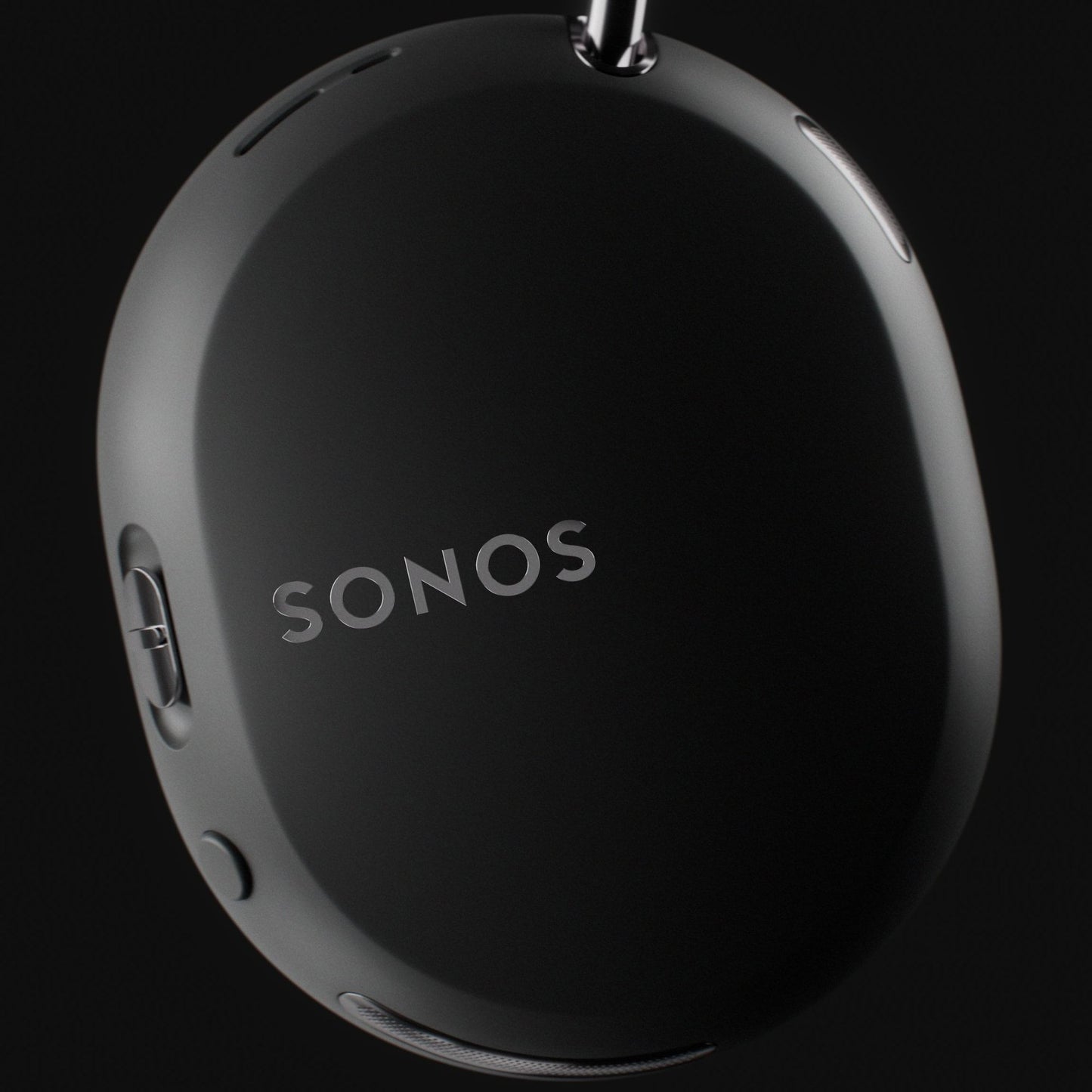 Sonos Ace Ultra in black, side detail view