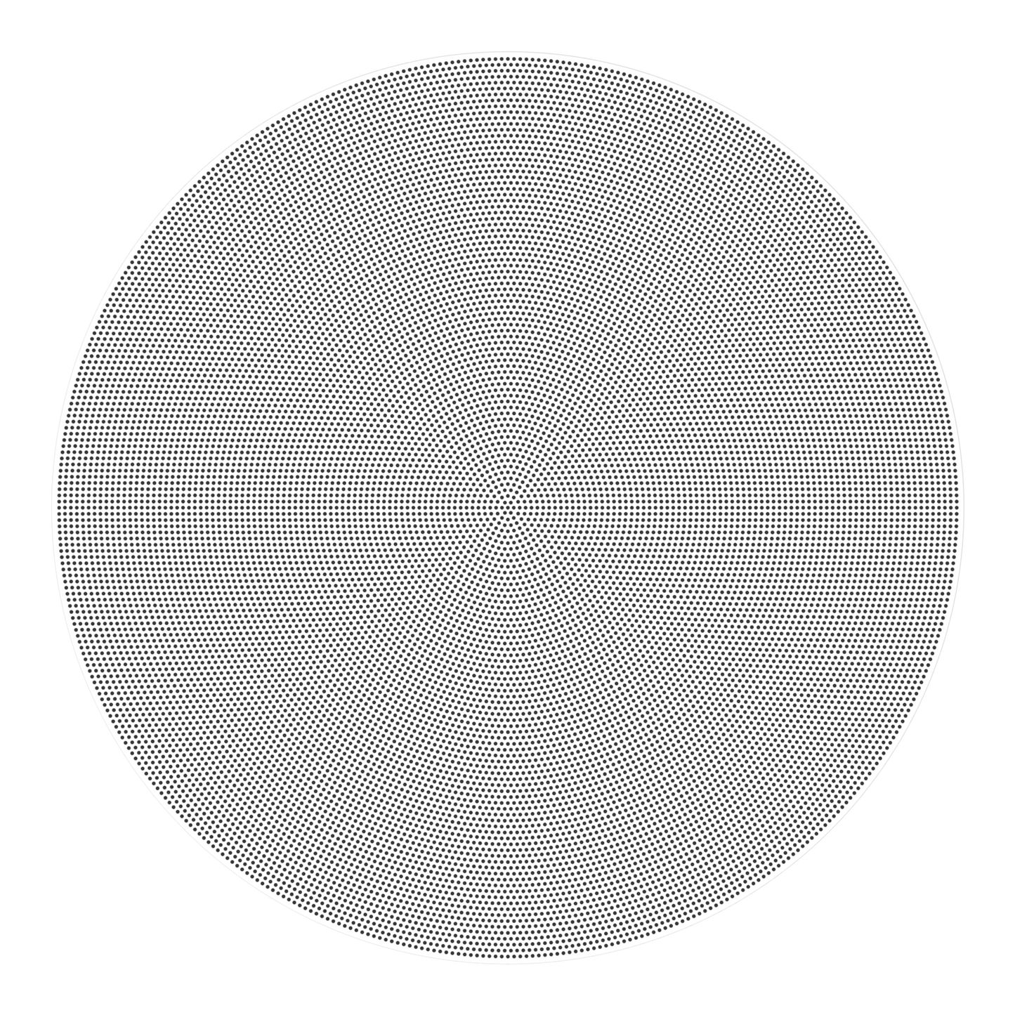 Sonos 6-inch In-Ceiling Speaker, round grille