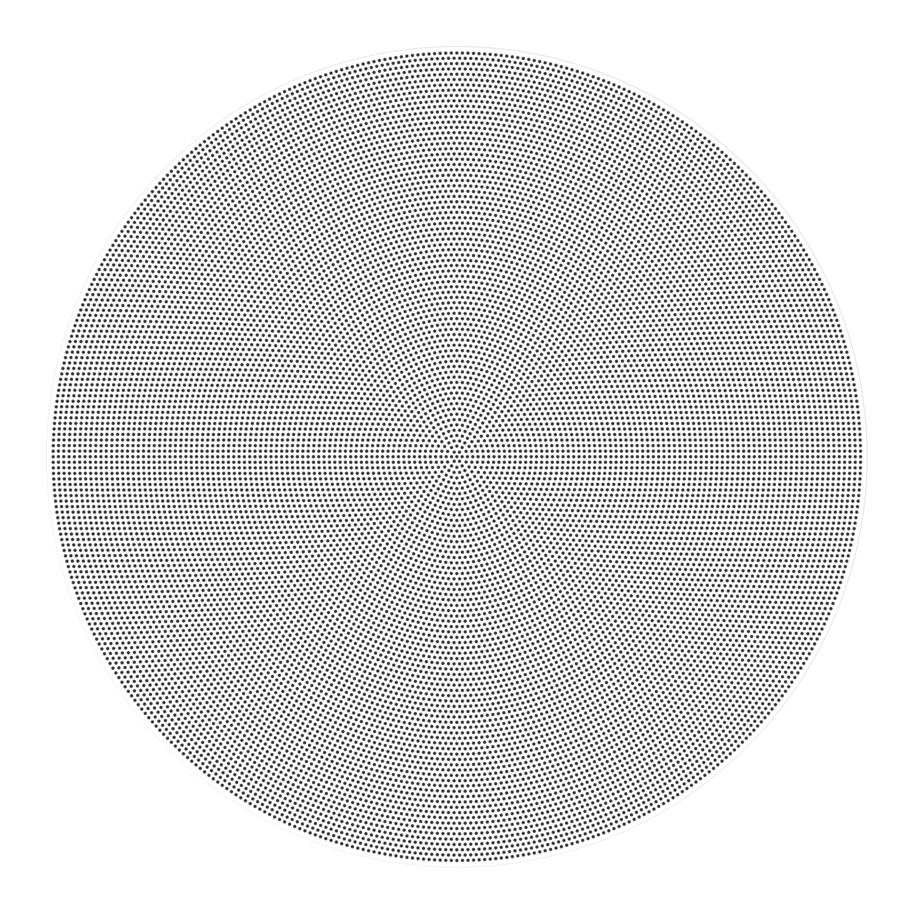 Sonos 6-inch In-Ceiling Speaker, round grille