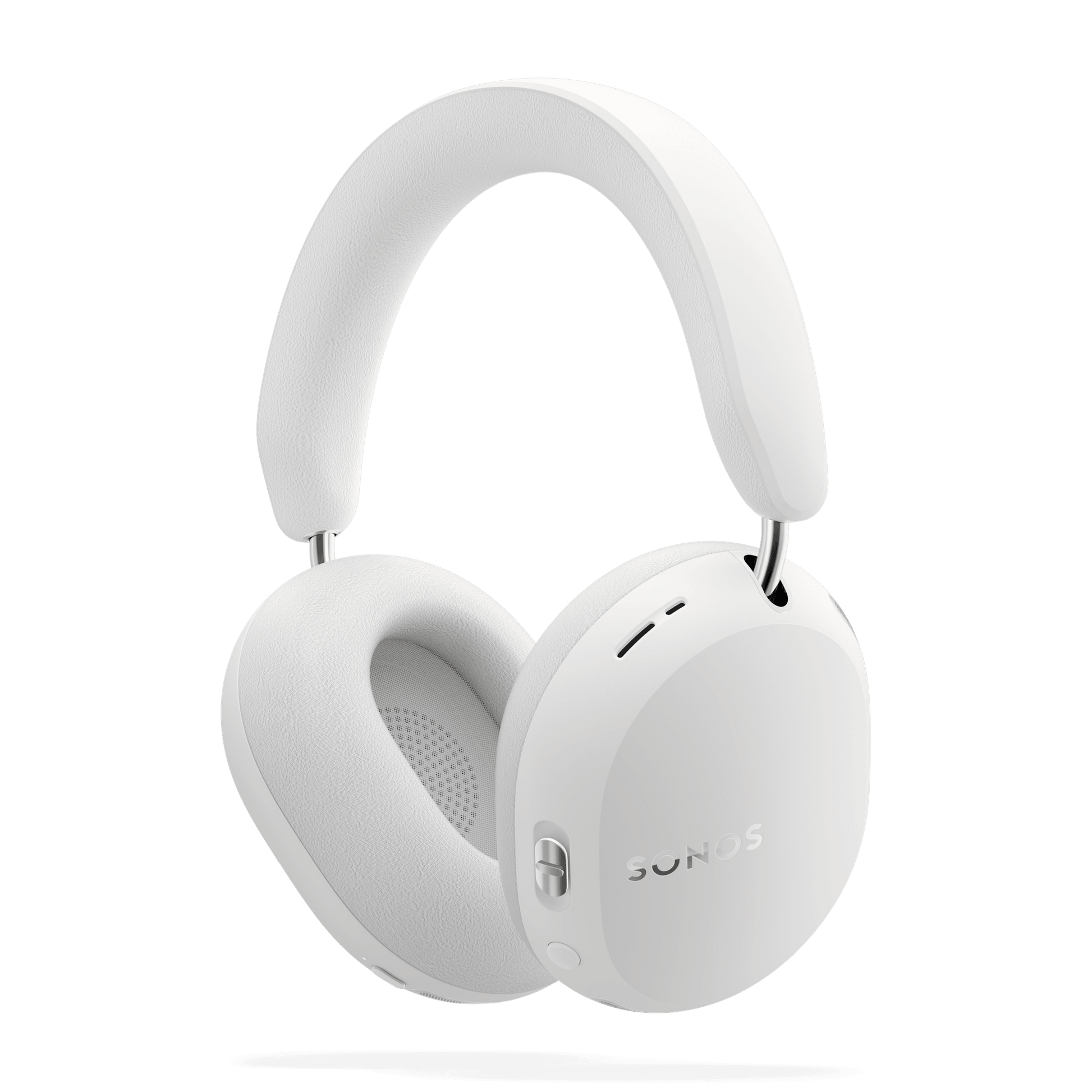 Sonos Ace Ultra in white, three-quarter rear view