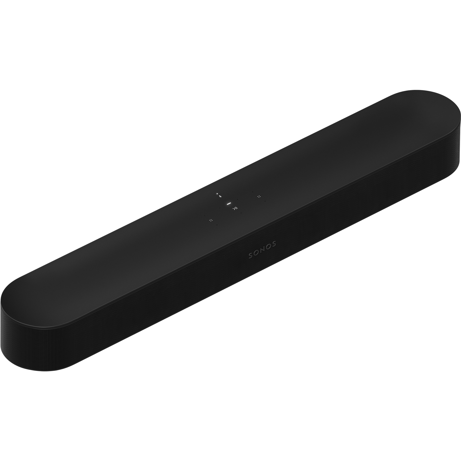 Sonos Beam in Black, angled view