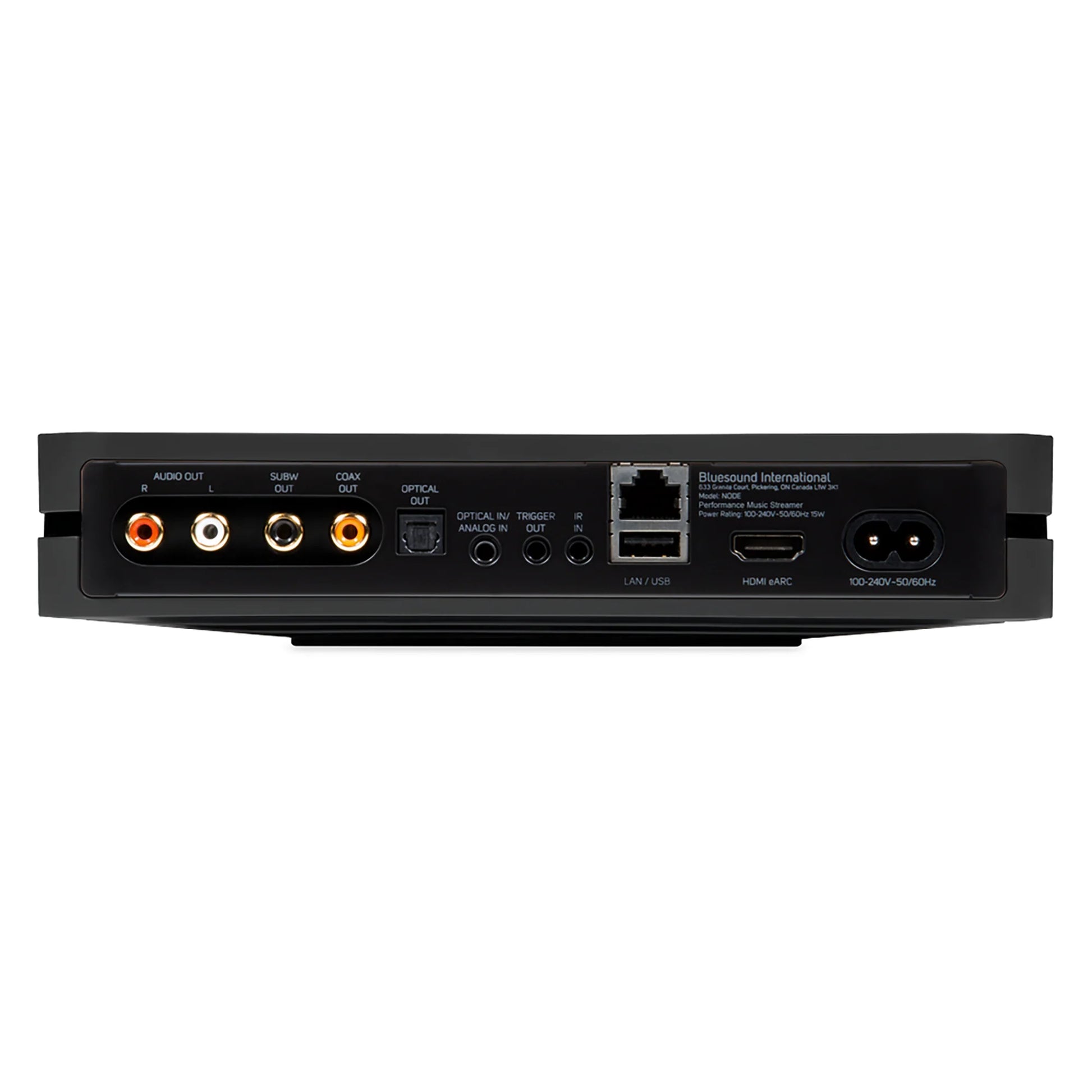 Bluesound Node N132 Black rear