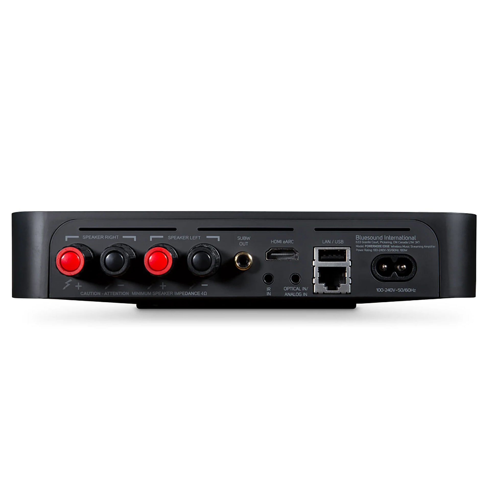 Bluesound Powernode Edge Black rear