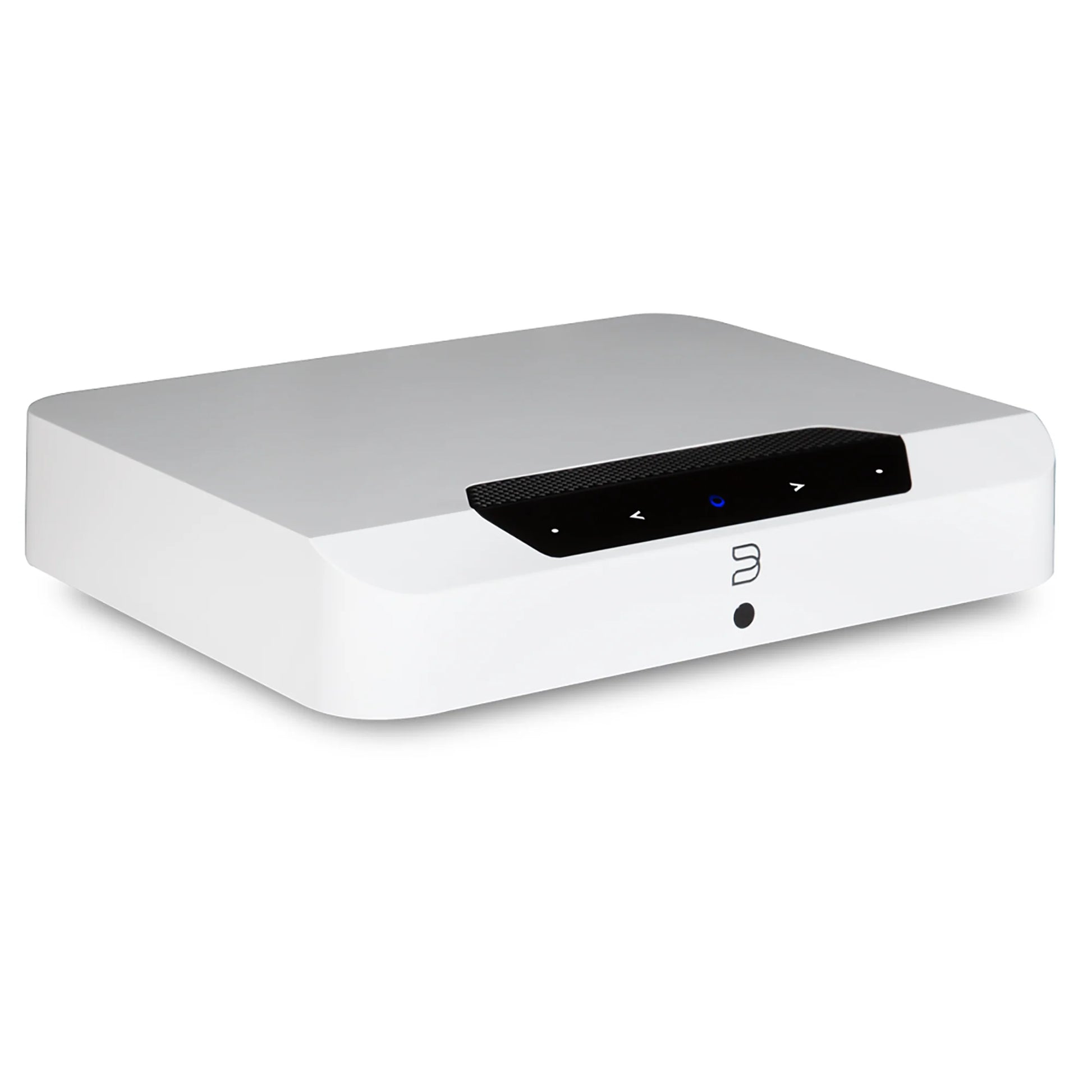 Bluesound Powernode Edge White angled