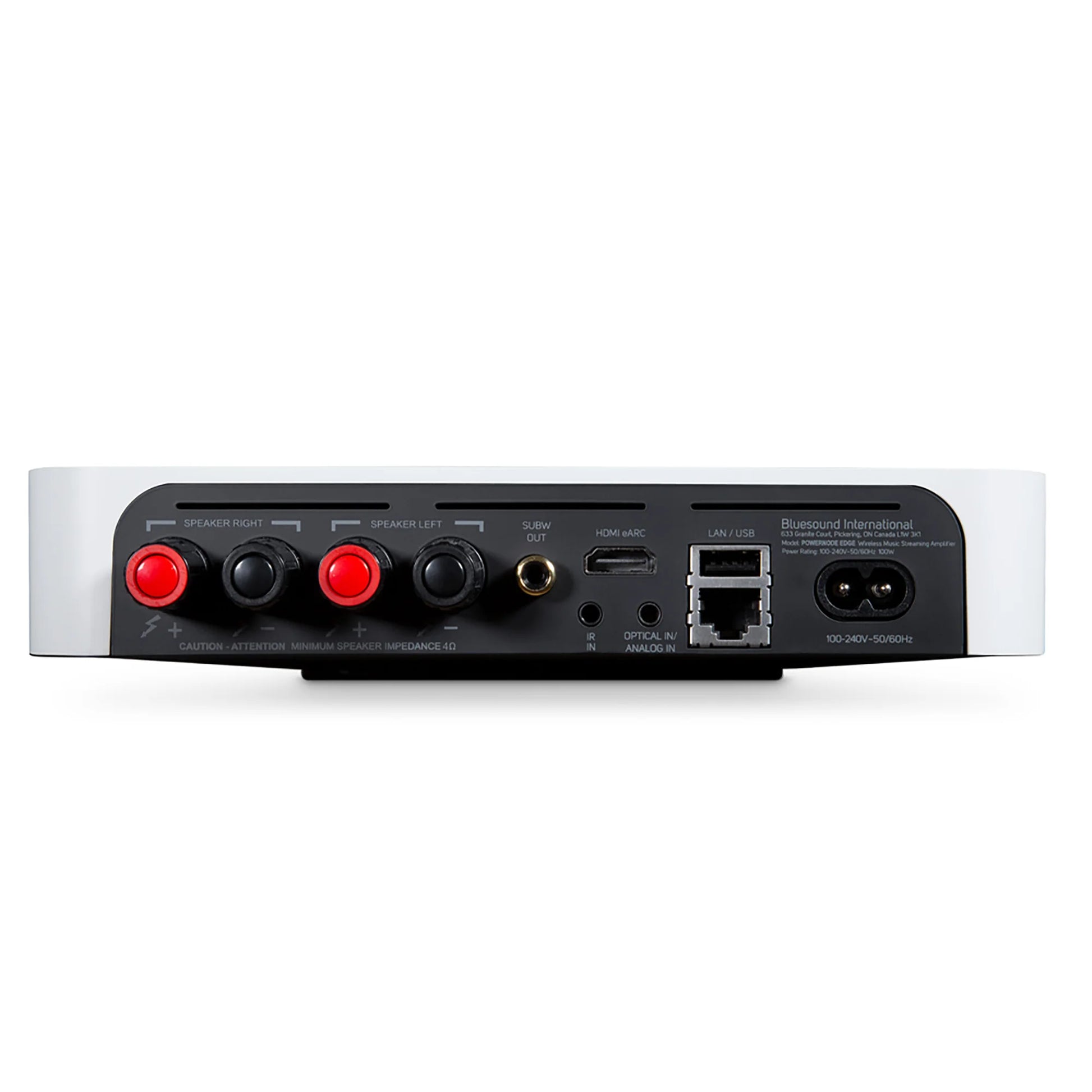 Bluesound Powernode Edge White rear