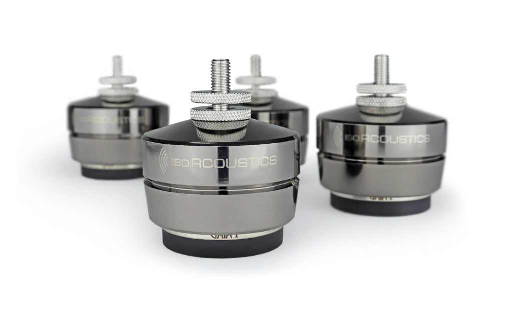 IsoAcoustics isolation feet hero banner