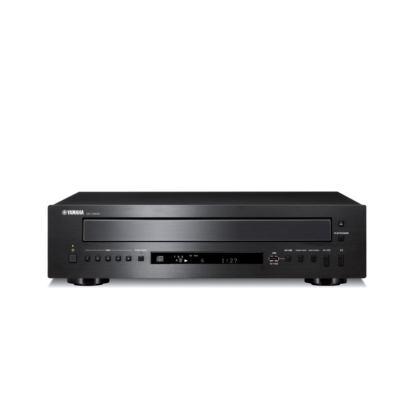 Yamaha CD-C603 5-Disc CD Changer – Black