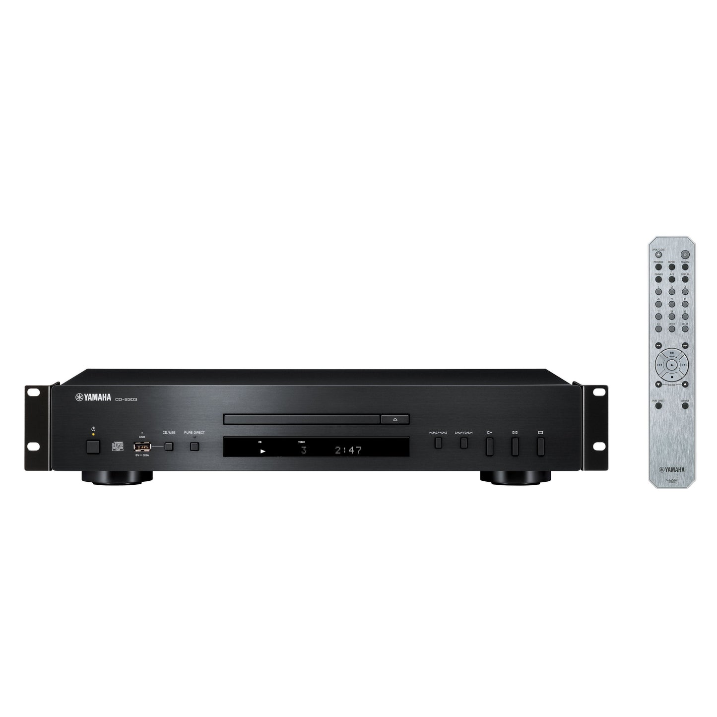 Yamaha CD-S303 CD Player – Silver