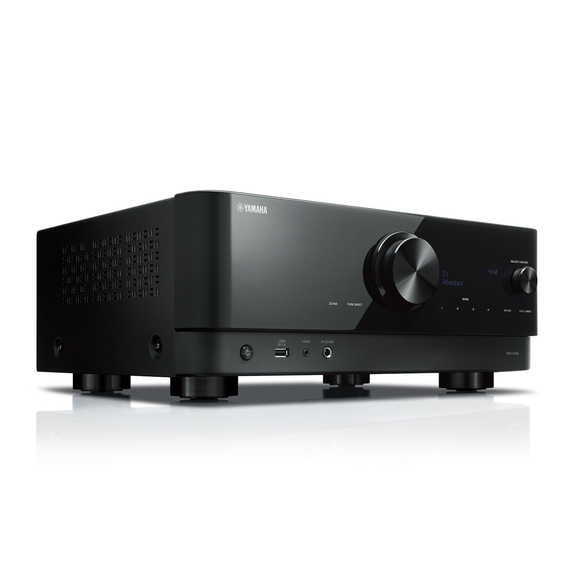 Yamaha RX-V4A 5.2-Channel 8K AV Receiver – Black